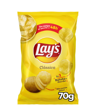 Batata Lays Clássica 70gr