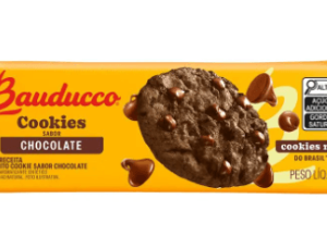 Biscoito Bauducco Cookies Sabor Chocolate 60g
