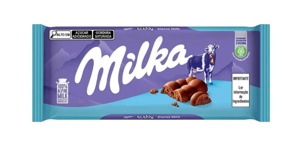 Chocolate Milka Bubbly Alpine Milk 90gr