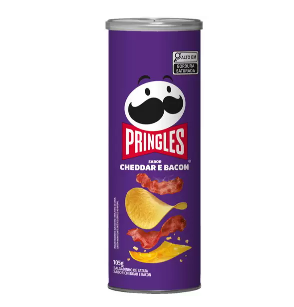 Pringles Sabor Cheddar e Bacon 105g