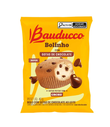 Bauducco Bolinho com Gotas de Chocolate - 40g