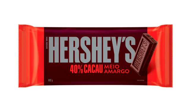 Chocolate Hershey's Meio Amargo 82gr