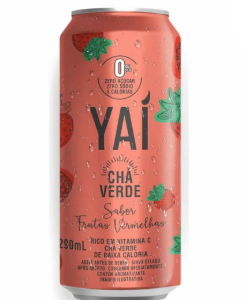 Chá Verde Yaí Sabor Frutas Vermelhas - 290ml