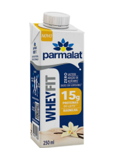 Bebida Láctea Parmalat Whey Sabor Baunilha - 250ml
