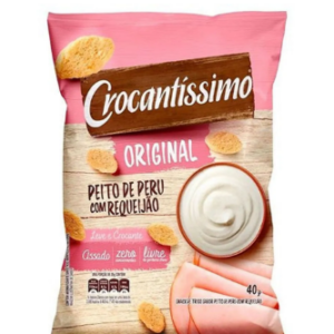 Crocantíssimo Original Sabor Peito de Peru com Requeijão - 40g