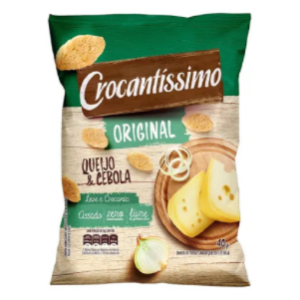 Crocantíssimo Original Sabor Queijo & Cebola - 40g