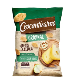 Crocantíssimo Original Sabor Queijo & Cebola - 40g