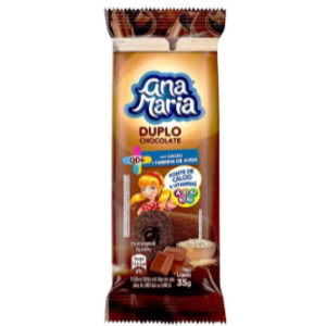 Bolo Ana Maria Sabor Duplo Chocolate 35g