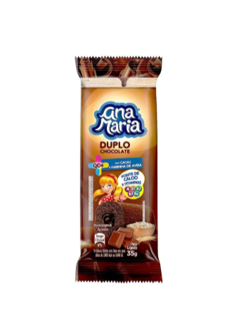 Bolo Ana Maria Sabor Duplo Chocolate 35g