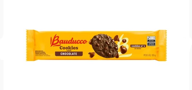 Biscoito Bauducco Cookies Sabor Chocolate 100g