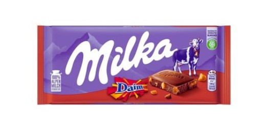 Chocolate Milka Daim 100gr