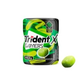 Trident X Senses Gamers Citrus Mix Sem Açúcar 48,3g