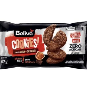 Cookies Sabor Avelã & Chocolate 67g - Zero Açúcar