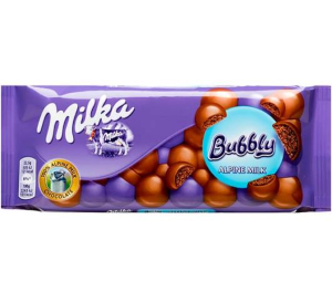 Chocolate Milka Bubbly Alpine Milk 90gr