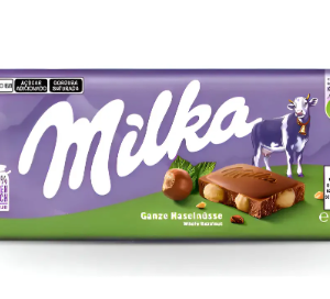 Chocolate Milka Ganze Haselnusse 95gr